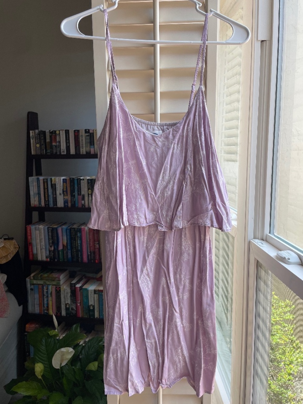Old Navy Lavender tiered dress size small